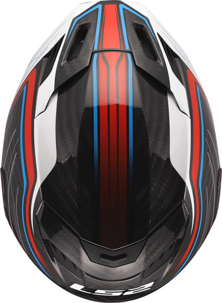 Изображение товара Мотошлем LS2 FF807 Dragon Subic (M, белый/синий/красный)