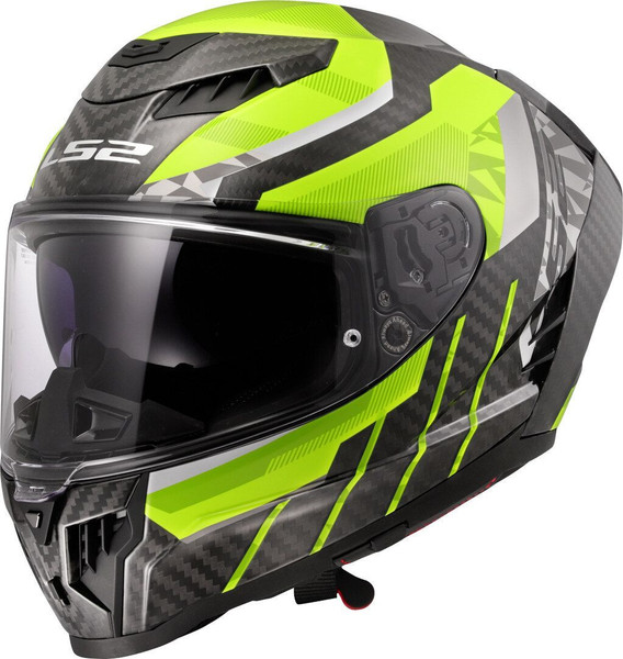 Изображение товара Мотошлем LS2 FF807 Dragon Trax (XL, H-V Yellow)