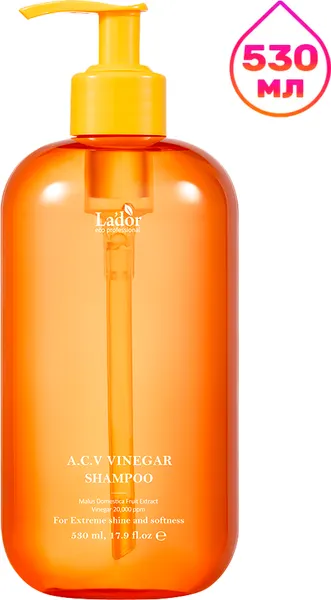 Шампунь для волос La'dor Acv Vinegar Shampoo с яблочным уксусом (530мл)