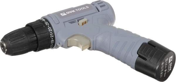 Изображение товара Аккумуляторная дрель-шуруповерт Ovk Tools OTCS1AA-12V-1.3A