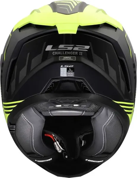 Изображение товара Мотошлем LS2 FF817 Challenger II Dravix (S, черный/желтый)