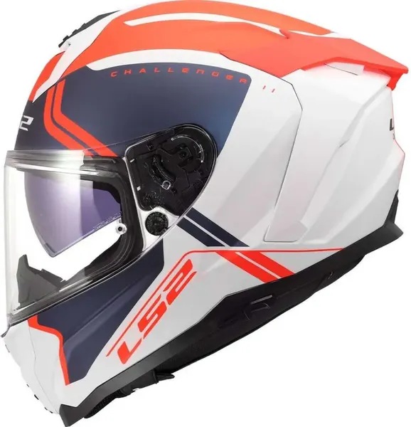 Изображение товара Мотошлем LS2 FF817 Challenger II Titan (M, белый/синий/красный)