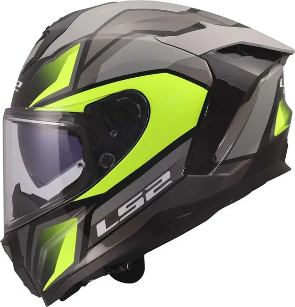 Изображение товара Мотошлем LS2 FF817 Challenger II Viper (2XL, серый/желтый)