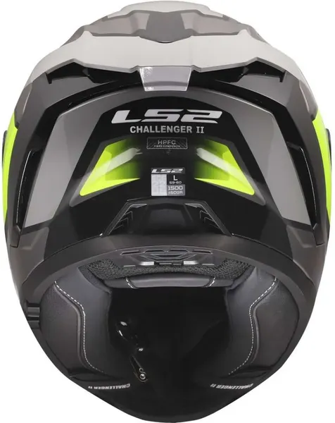 Изображение товара Мотошлем LS2 FF817 Challenger II Viper (2XL, серый/желтый)