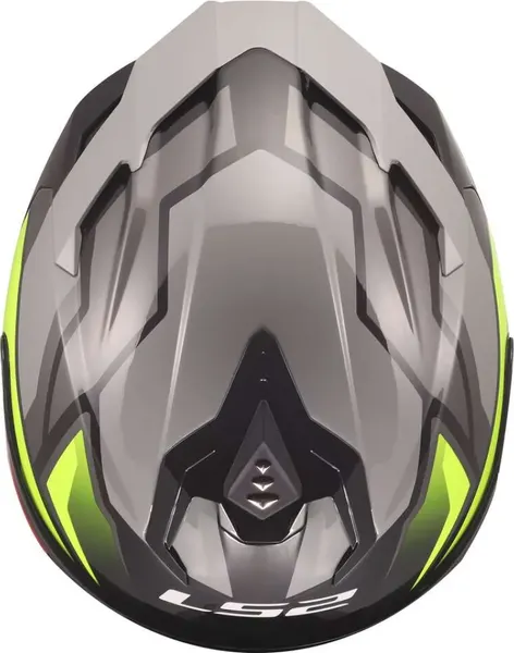 Изображение товара Мотошлем LS2 FF817 Challenger II Viper (XL, серый/желтый)