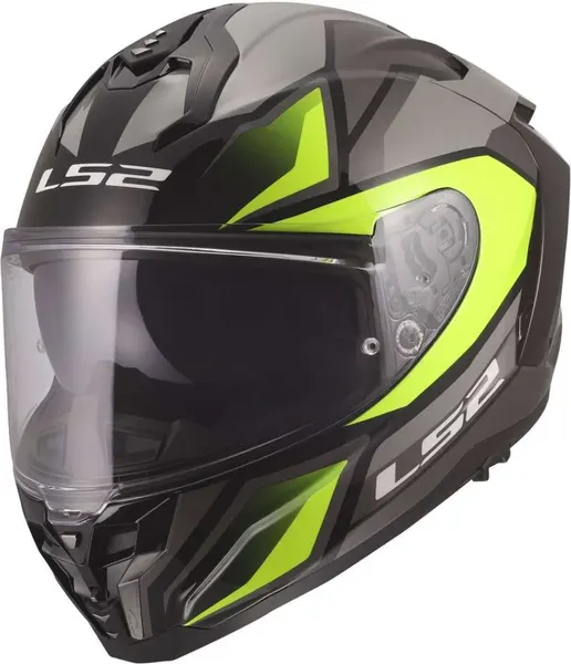 Изображение товара Мотошлем LS2 FF817 Challenger II Viper (XL, серый/желтый)