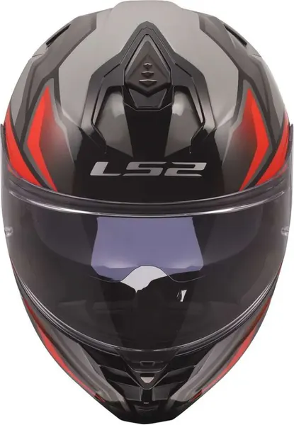 Изображение товара Мотошлем LS2 FF817 Challenger II Viper (XL, серый/красный)