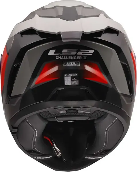 Изображение товара Мотошлем LS2 FF817 Challenger II Viper (XL, серый/красный)