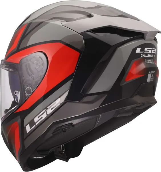 Изображение товара Мотошлем LS2 FF817 Challenger II Viper (XL, серый/красный)