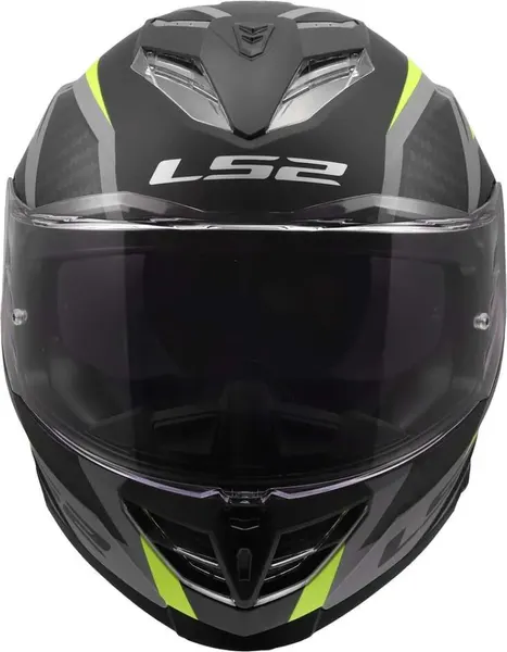 Изображение товара Мотошлем LS2 FF818 Storm III Dynamo (2XS, черный/желтый)