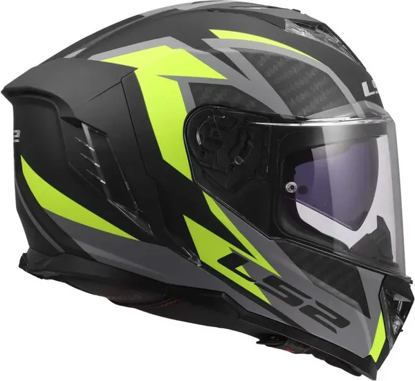 Изображение товара Мотошлем LS2 FF818 Storm III Dynamo (2XS, черный/желтый)