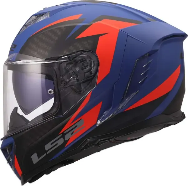 Изображение товара Мотошлем LS2 FF818 Storm III Dynamo (2XL, синий/красный)