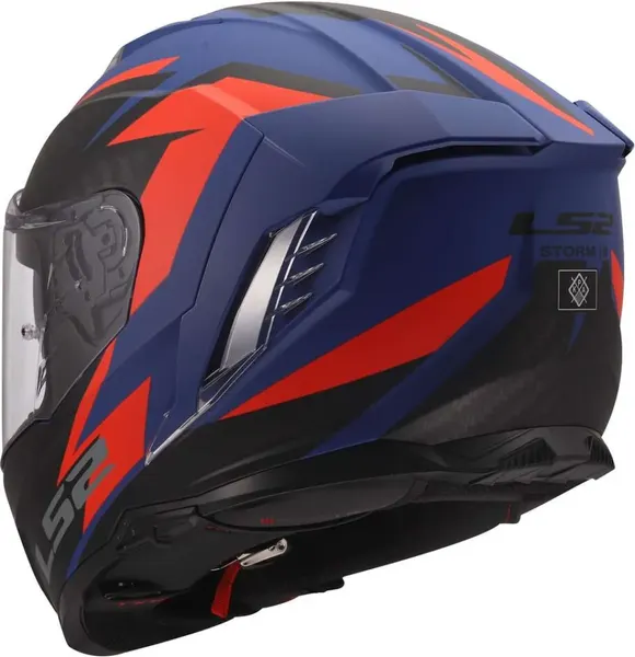 Изображение товара Мотошлем LS2 FF818 Storm III Dynamo (2XL, синий/красный)