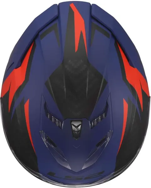 Изображение товара Мотошлем LS2 FF818 Storm III Dynamo (L, синий/красный)