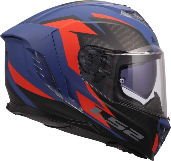 Изображение товара Мотошлем LS2 FF818 Storm III Dynamo (M, синий/красный)