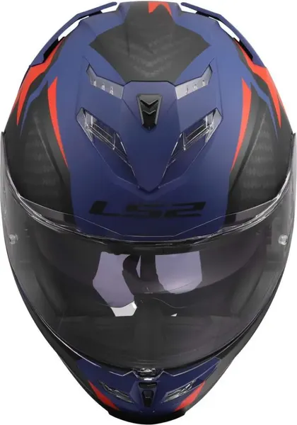 Изображение товара Мотошлем LS2 FF818 Storm III Dynamo (XL, синий/красный)