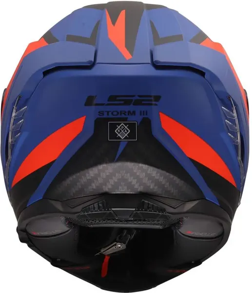 Изображение товара Мотошлем LS2 FF818 Storm III Dynamo (XL, синий/красный)