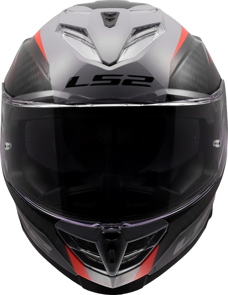 Изображение товара Мотошлем LS2 FF818 Storm III Dynamo (3XL, серый/красный)