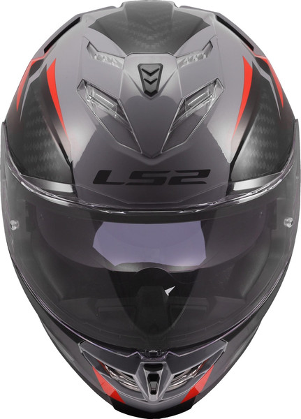 Изображение товара Мотошлем LS2 FF818 Storm III Dynamo (3XL, серый/красный)