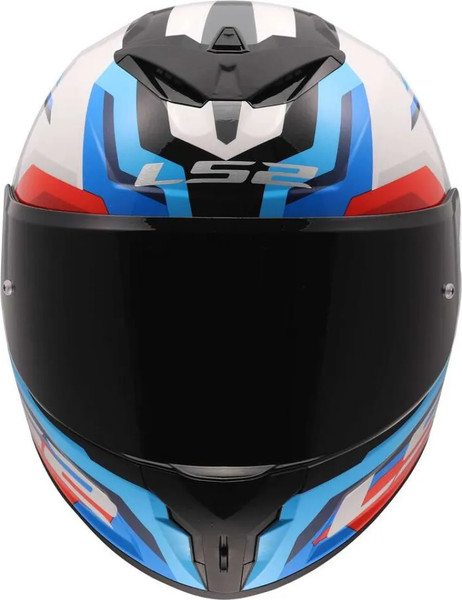 Изображение товара Мотошлем LS2 FF820 Rapid III Hyper (M, белый/синий/красный)