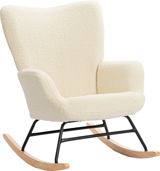 Изображение товара Кресло-качалка Tetchair Agnet (бежевый/черный/натуральный)