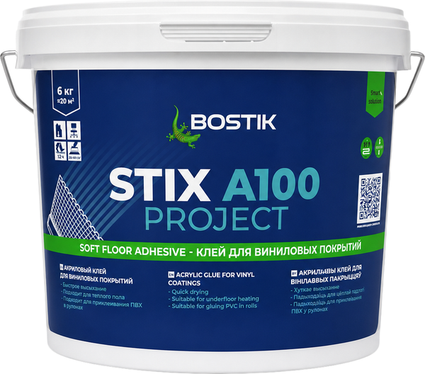 Изображение товара Клей Bostik Stix A100 Project акриловый (6кг)