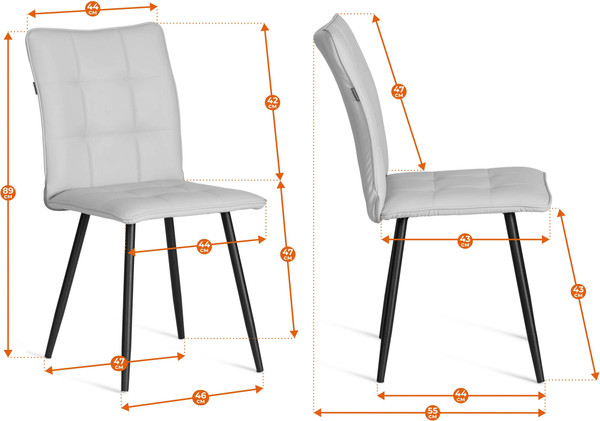Изображение товара Стул Tetchair Бари велюр 29 (серый)