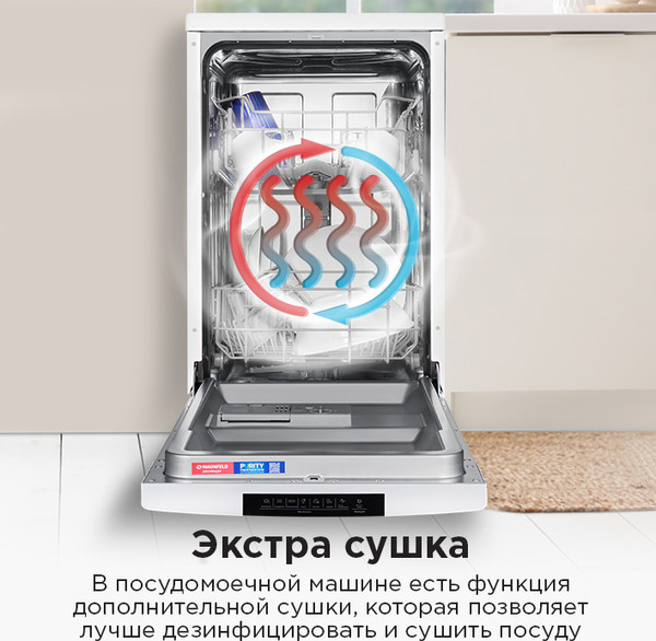 Изображение товара Посудомоечная машина Maunfeld MWF45220W