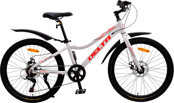 Изображение товара Велосипед DeltA Flex Pro 24 / 2404 (24, белый, разобранный, в коробке)