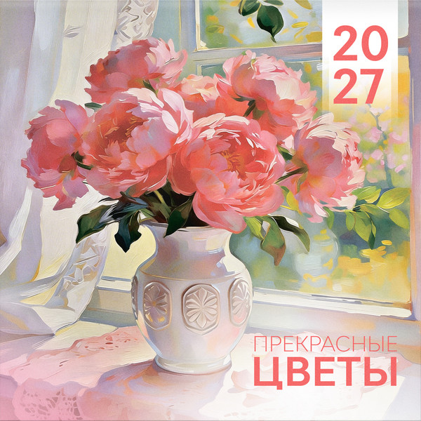 Изображение товара Календарь настенный BG Прекрасные цветы. 2027 год / 390942