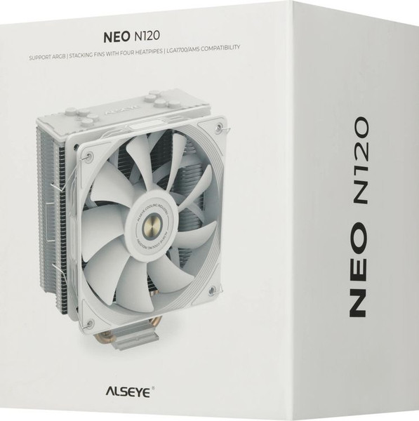 Изображение товара Кулер для процессора Alseye N120-W (белый)