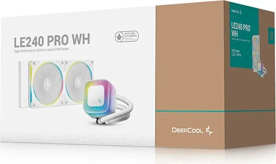 Изображение товара Кулер для процессора Deepcool LE240 Pro / R-LE240PRO-WHAMMC-G-1 (белый)
