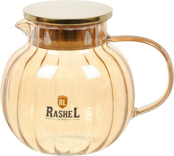 Изображение товара Заварочный чайник Rashel R-8365 (1.3л, янтарный)