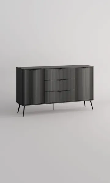 Изображение товара Тумба Arvento Rondo 2D3S (графит/дарк грей)
