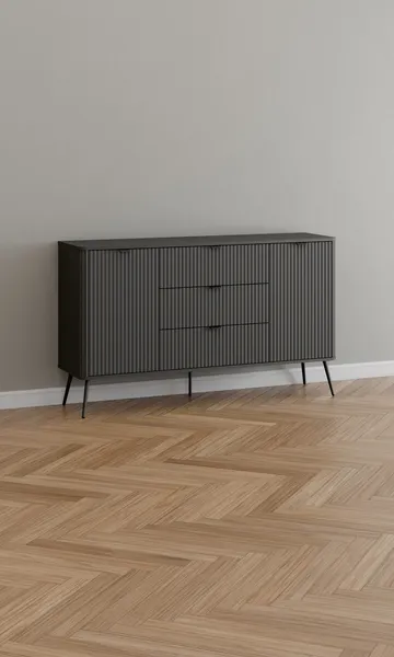 Изображение товара Тумба Arvento Rondo 2D3S (графит/дарк грей)