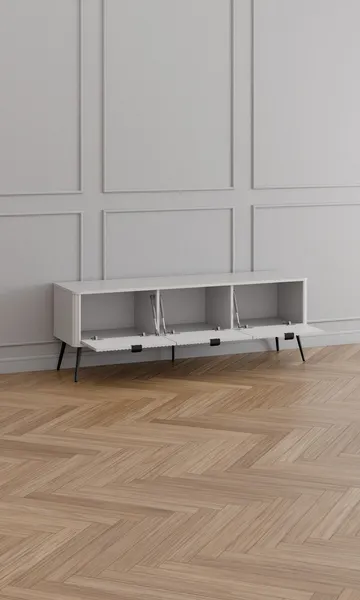 Изображение товара Тумба Arvento Rondo RTV 3D (белый/эко джелато)