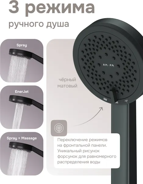 Изображение товара Душевая система со смесителем AM.PM Above F079X722