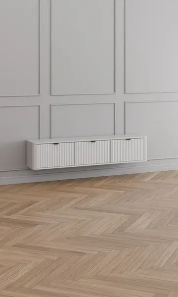 Изображение товара Тумба Arvento Rondo навесная 3D (белый/эко джелато)