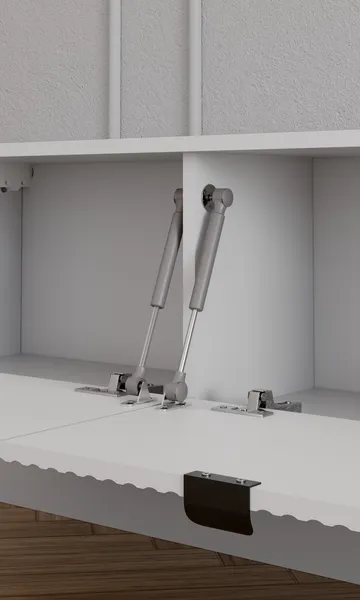 Изображение товара Тумба Arvento Rondo навесная 3D (белый/эко джелато)