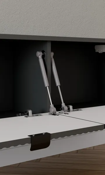 Изображение товара Тумба Arvento Rondo навесная 3D (графит/дарк грей)