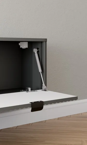 Изображение товара Тумба Arvento Rondo навесная 3D (графит/дарк грей)