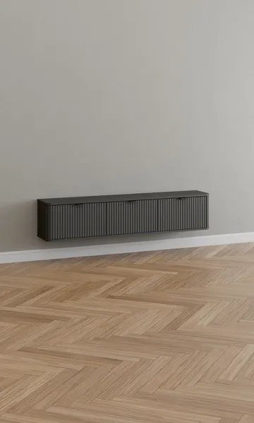 Изображение товара Тумба Arvento Rondo навесная 3D (графит/дарк грей)