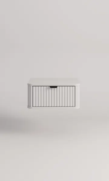 Изображение товара Прикроватная тумба Arvento Rondo навесная 1S (белый/эко джелато)