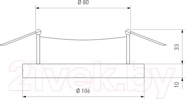 Изображение товара Точечный светильник Elektrostandard 1035 GX53 WH