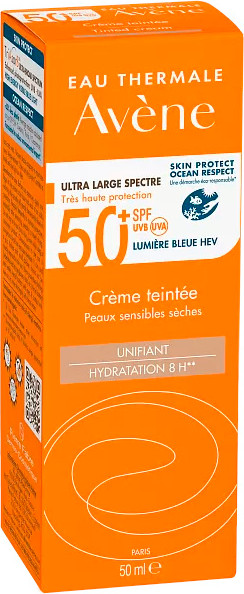 Изображение товара Крем солнцезащитный Avene SPF 50+ с тонирующим эффектом (50мл)
