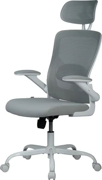 Изображение товара Кресло офисное King Style Boost FK-53 Warble White (светло-серый)