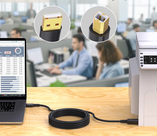 Изображение товара Кабель BreezyTech SL0069 AM-BM (2м, черный)