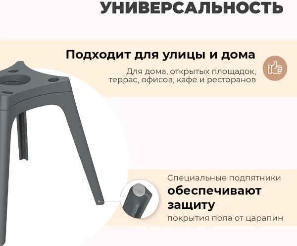 Изображение товара Стул Sheffilton SHT-ST31-C1/S195 (ванильный крем/темно-серый)