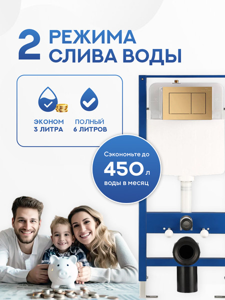 Изображение товара Кнопка для инсталляции Amore di Mare 814G