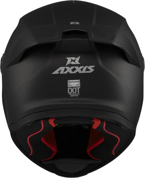 Изображение товара Мотошлем AXXIS FF132 Fenix Solid A1 (S, черный матовый)